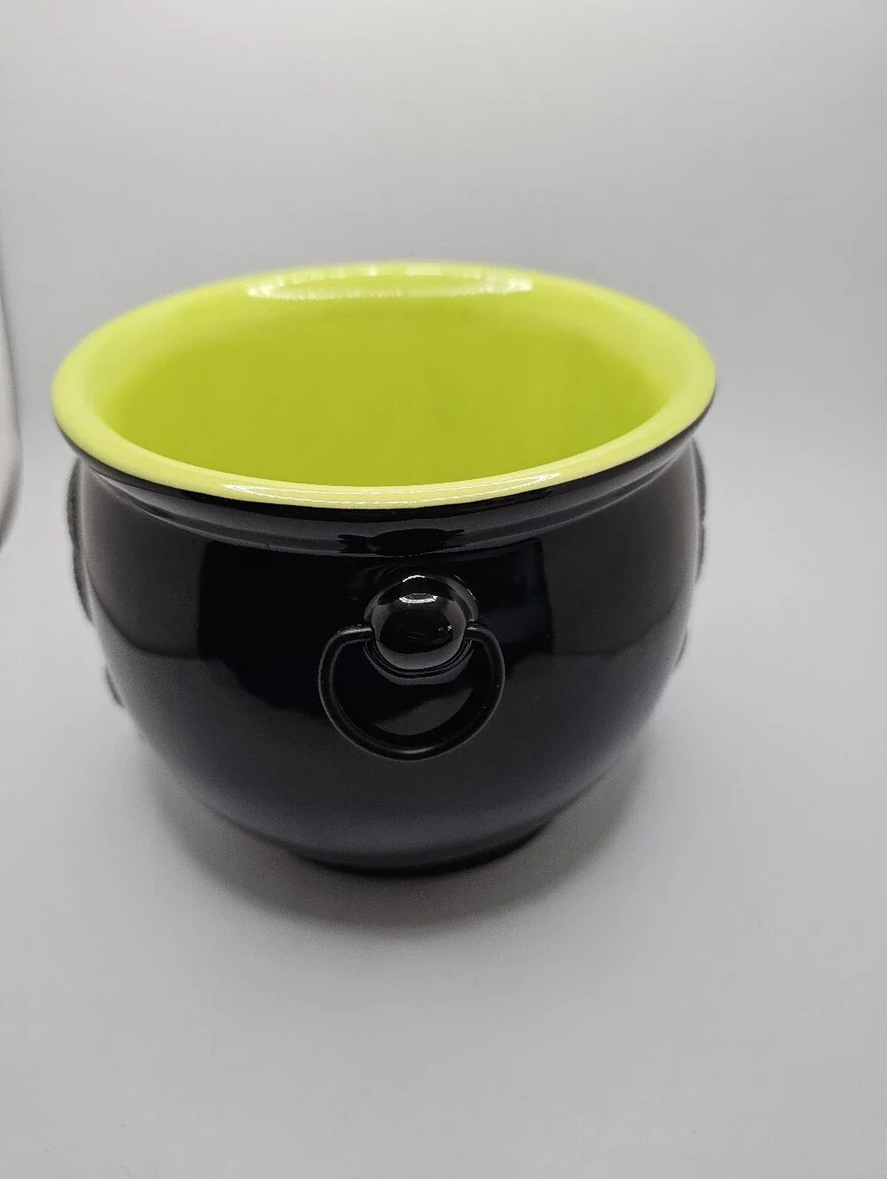 Yankee Candle Halloween Skull Cauldron Jar Candle Holdee Bowl